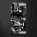 anti social social club dark edition glass case for samsung galaxy a70s image