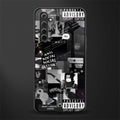 anti social social club dark edition glass case for realme 6i image
