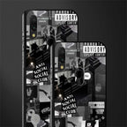 anti social social club dark edition glass case for redmi note 7 pro image-2