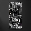anti social social club dark edition glass case for redmi note 7s image