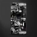 anti social social club dark edition glass case for realme c1 image