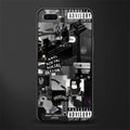 anti social social club dark edition glass case for oppo a7 image
