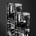 anti social social club dark edition glass case for realme x2 image-2