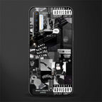 anti social social club dark edition glass case for realme x2 image