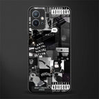 anti social social club dark edition glass case for vivo y75 5g image