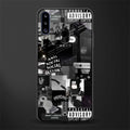 anti social social club dark edition glass case for samsung galaxy a20s image