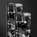 anti social social club dark edition glass case for samsung galaxy s10 lite image-2