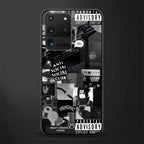 anti social social club dark edition glass case for samsung galaxy s20 ultra image