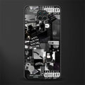 anti social social club dark edition glass case for redmi note 9 image