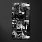 anti social social club dark edition glass case for redmi note 11 pro image