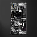 anti social social club dark edition glass case for vivo v11 pro image