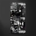 anti social social club dark edition glass case for poco m2 image