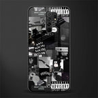 anti social social club dark edition glass case for poco m2 image