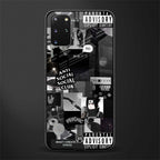 anti social social club dark edition glass case for samsung galaxy s20 plus image