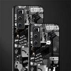 anti social social club dark edition glass case for vivo v20 se image-2