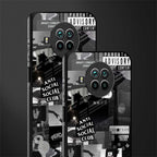 anti social social club dark edition glass case for mi 10i image-2