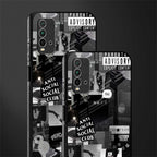 anti social social club dark edition glass case for redmi 9 power image-2