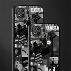 anti social social club dark edition glass case for redmi 9c image-2