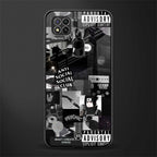 anti social social club dark edition glass case for redmi 9c image