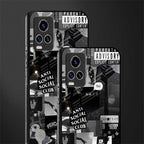 anti social social club dark edition glass case for vivo v20 pro image-2