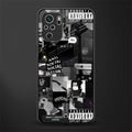 anti social social club dark edition glass case for redmi note 10s image