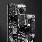 anti social social club dark edition glass case for samsung galaxy a52s 5g image-2
