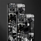 anti social social club dark edition glass case for realme c21 image-2