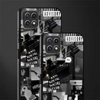 anti social social club dark edition glass case for samsung galaxy a22 5g image-2
