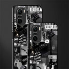 anti social social club dark edition glass case for mi 11x 5g image-2