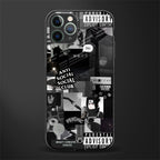 anti social social club dark edition glass case for iphone 11 pro max image
