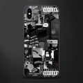 anti social social club dark edition glass case for iphone xs max image