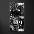 anti social social club dark edition glass case for samsung galaxy m52 5g image