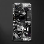 anti social social club dark edition back phone cover | glass case for oppo f21 pro 4g