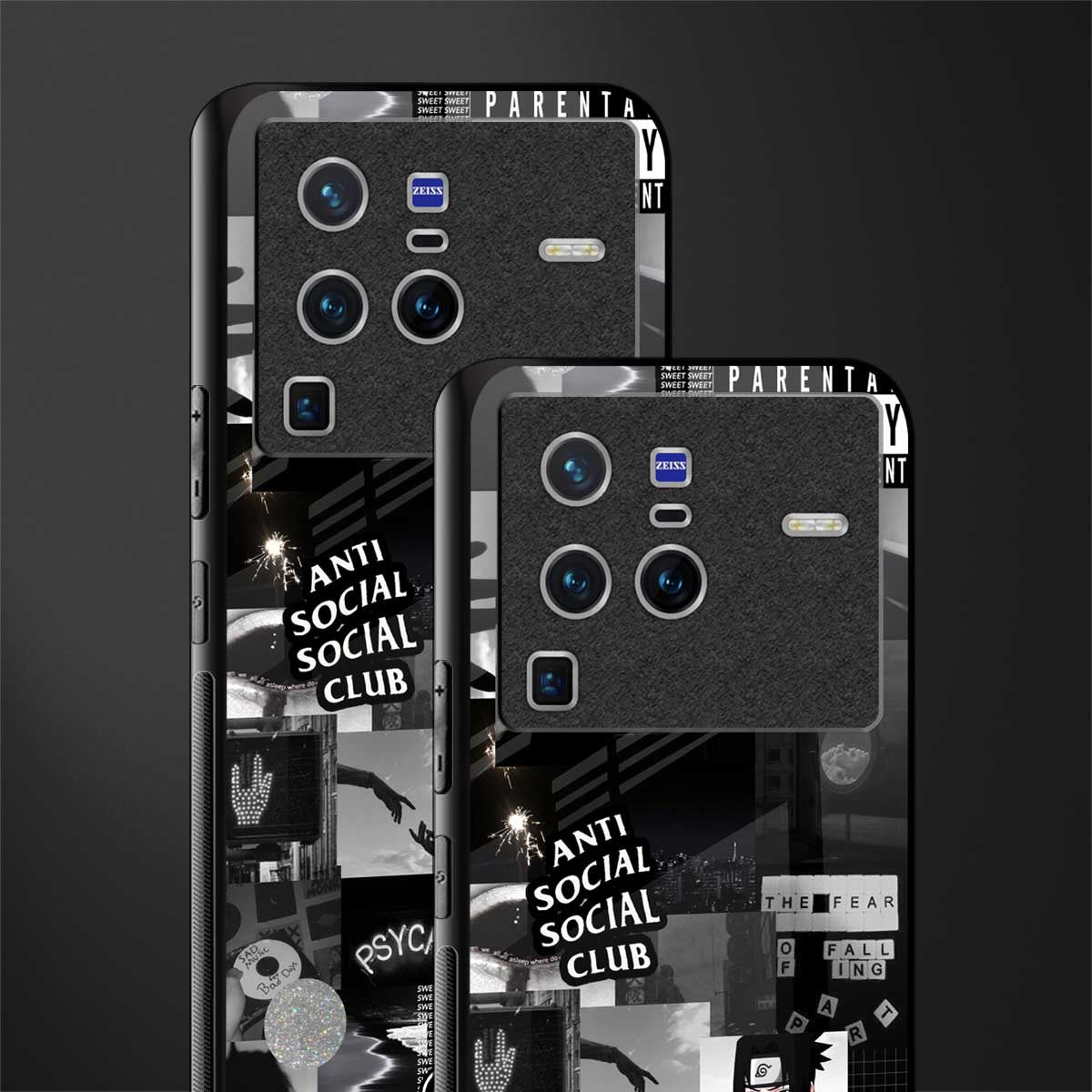 anti social social club dark edition glass case for vivo x80 pro 5g image-2