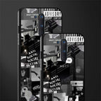 anti social social club dark edition glass case for oneplus 8 pro image-2