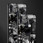 anti social social club dark edition glass case for samsung a11 image-2