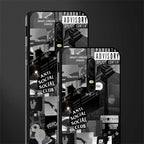 anti social social club dark edition glass case for oneplus 6 image-2
