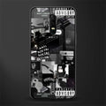 anti social social club dark edition glass case for oneplus 6 image