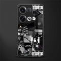 anti social social club dark edition back phone cover | glass case for oppo reno 8 pro