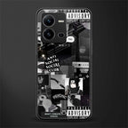 anti social social club dark edition back phone cover | glass case for vivo v25-5g