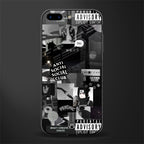 anti social social club dark edition glass case for iphone 7 plus image