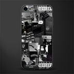 anti social social club dark edition glass case for iphone 7 image