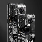 anti social social club dark edition back phone cover | glass case for samsung galaxy a14 5g