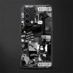 anti social social club dark edition back phone cover | glass case for oppo a74 4g