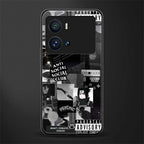 anti social social club dark edition back phone cover | glass case for iQOO 9 Pro