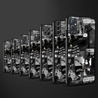 anti social social club dark edition back phone cover | glass case for oppo f21 pro 4g