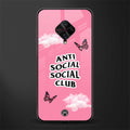 anti social social club pink edition glass case for vivo s1 pro image
