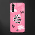 anti social social club pink edition glass case for realme x50 pro image
