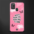 anti social social club pink edition glass case for realme 7i image