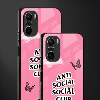 anti social social club pink edition glass case for mi 11x 5g image-2